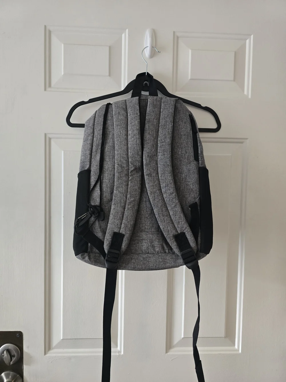 Drawstring Backpack Heathered Gray